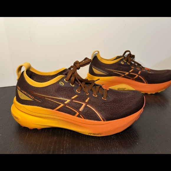 Asics Gel-Kayano 31 Running Shoes Limited Edition Coffee/Nova Orange Womans 10 - Picture 1 of 16